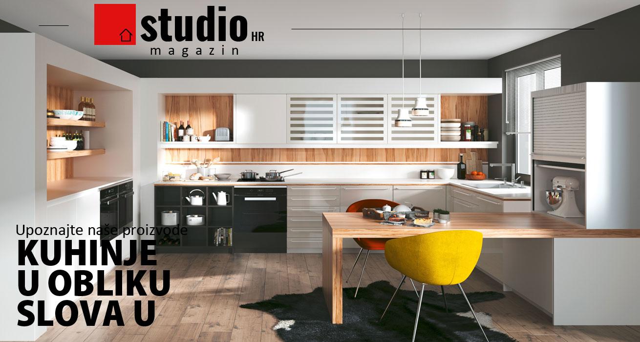 studioHR magazin, kuhinje na U studioHR magazin, kuhinje na U