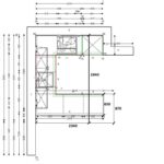završeni projekt 9653675000, kuhinja po mjeri, model Granada TLOCRT