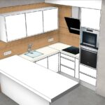 završeni projekt 9653675000, kuhinja po mjeri, model Granada