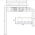 završeni projekt 9651918000, kuhinja po mjeri, model LaCorte TLOCRT