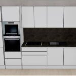 završeni projekt 9662032000, kuhinja po mjeri, model Silbermond