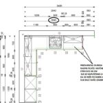 završeni projekt 9663434000, kuhinja po mjeri, model Silbermond TLOCRT