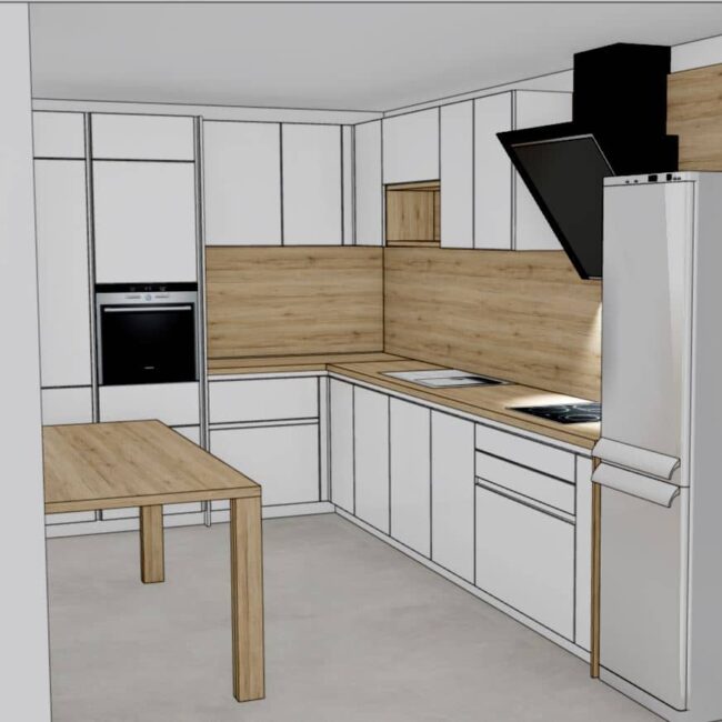 završeni projekt 9669377000, kuhinja Silbermond