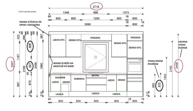 završeni projekt 9671347000, kuhinja Granada ZID01