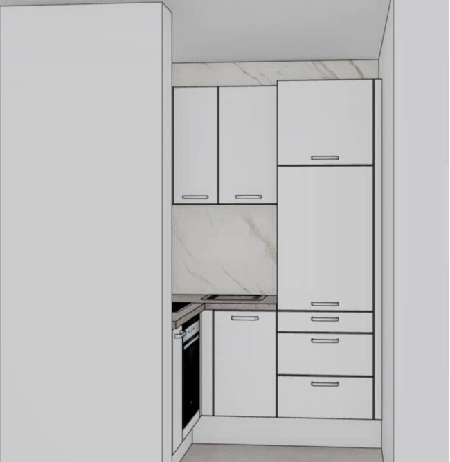 Kuhinja po mjeri Living projekt 9674702000