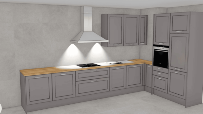 Kuhinja po mjeri Classico projekt 0615863000