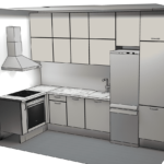 završeni projekt 8645274000, kuhinja po mjeri, model Living