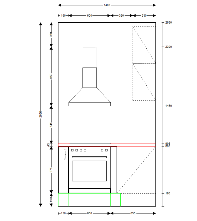 završeni projekt 8645274000, kuhinja po mjeri, model Living ZID01