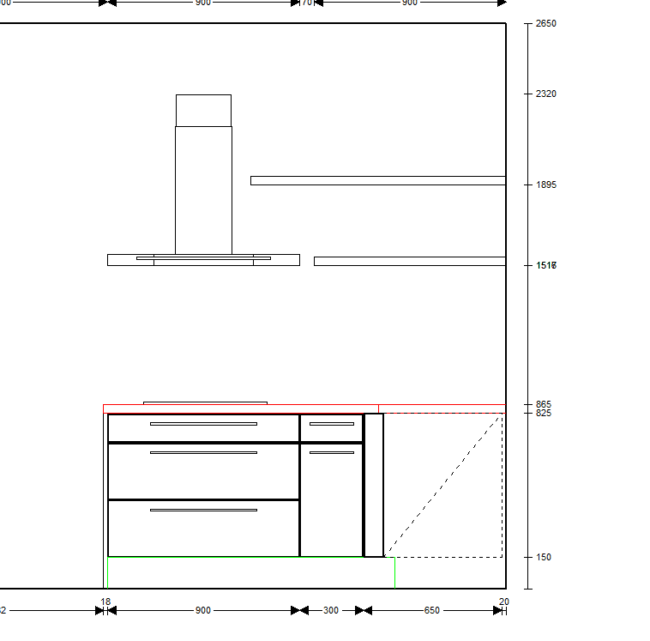 završeni projekt 8665456000, kuhinja po mjeri, model Living ZID01