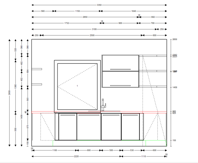 završeni projekt 8665456000, kuhinja po mjeri, model Living ZID02