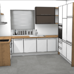 završeni projekt 8665456000, kuhinja po mjeri, model Living