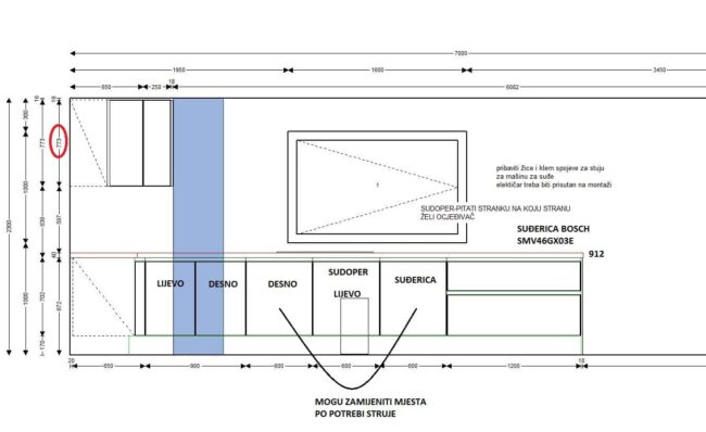 završeni projekt 8674080000, kuhinja po mjeri, model Silbermond