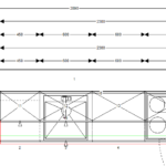 završeni projekt 9616356000, kuhinja po mjeri, model Living TLOCRT