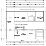 završeni projekt 9616356000, kuhinja po mjeri, model Living TLOCRT