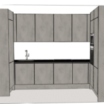 završeni projekt 9628995000, kuhinja po mjeri, model Silbermond