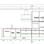 završeni projekt 9639395000, kuhinja po mjeri, model Living ZID03