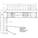 završeni projekt 9652947000, kuhinja po mjeri, model Granada TLOCRT