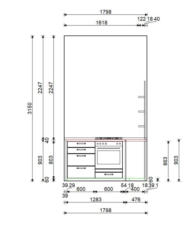 završeni projekt 9673763000, kuhinja LaCorte ZID03